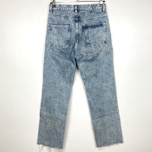 ROUJE Marais Jeans High Rise
Straight Leg Raw Hem - Size 28/6 - Picture 4 of 14